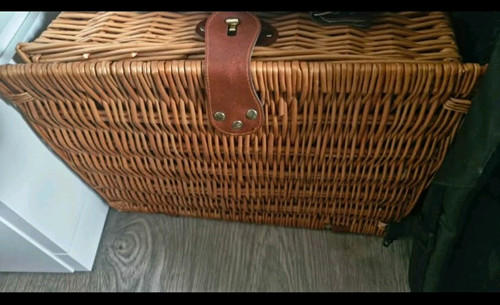 Wicker picnic basket - wicker, hamper