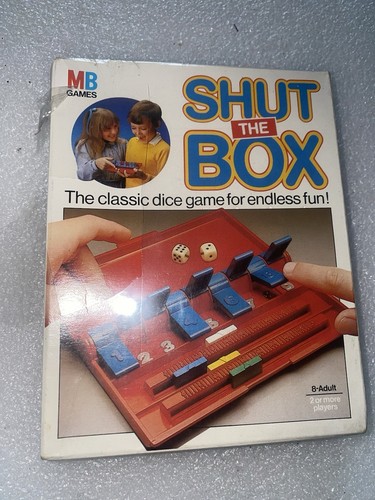 Vintage shut the box - box, mb