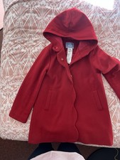 Jacadi Girls Scallop Coat Size