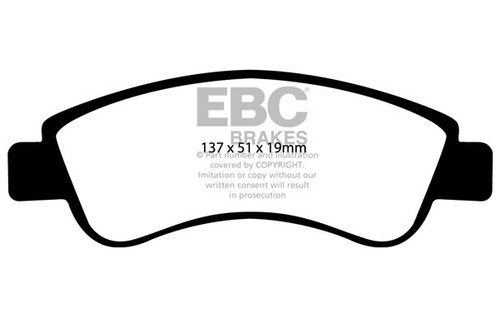 Ebc greenstuff front brake - greenstuff,