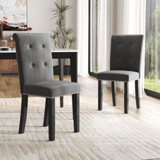 1/2/4× Dining Chair Velvet