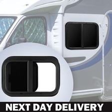 500x300mm RV Window Horizontal Slide Camper Window Waterproof Round Corner UK