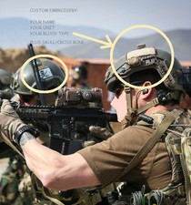 KANDAHAR WHACKER© KILLER ELITE JSOC SKULL/CROSS BONE INSIGNIA + YOUR NAME TAPE
