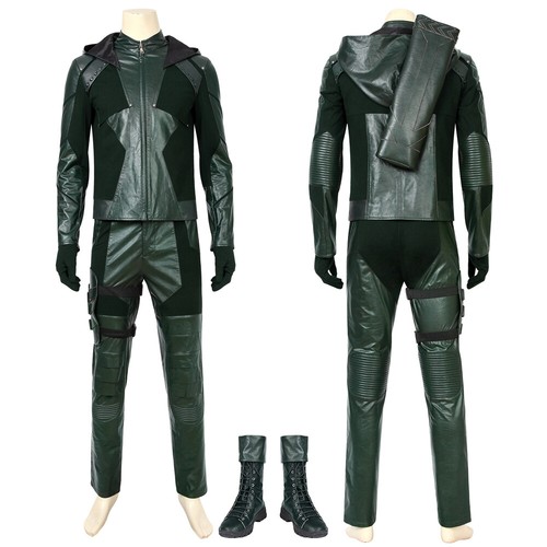 Green arrow costume cosplay - green,