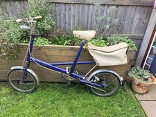 Alex Moulton bike vintage blue