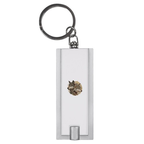 Wolf couple led - led, keyring