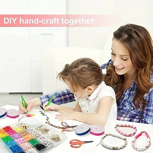 6000pcs set clay beads - 6000pcs/set,