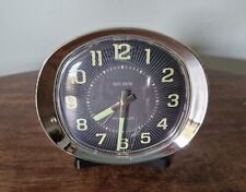 Vintage Westclox Luminous 1970's? Big Ben Alarm Clock in Black & Chrome U.S.A