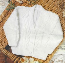 V NECK CARDIGAN BABY KNITTING