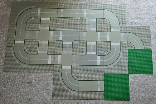 Vintage lego base - plates, 20