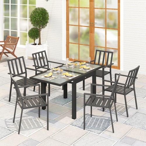 Extendable garden table - extendable,