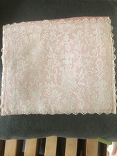 Vintage Peach Satin and Lace