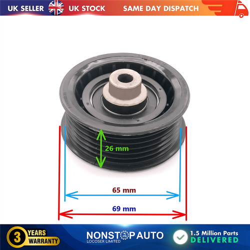 Fan belt tensioner pulley - belt, v