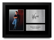 Patrick Swayze Roadhouse Gift Idea Framed Autograph Picture Print to Movie Fans