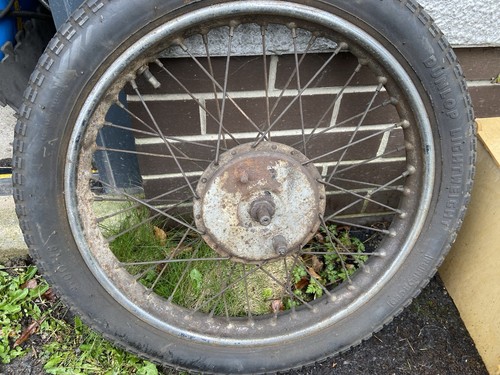 Bsa bantam front wheel - bsa, d7