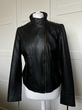 Asymmetrical Lambskin Leather