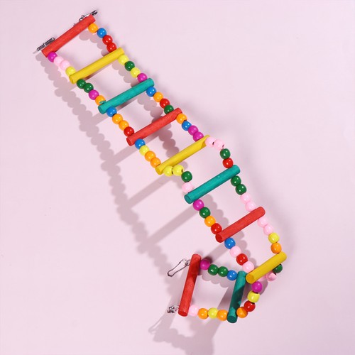 Parrot ladder toy wooden stair - wooden,