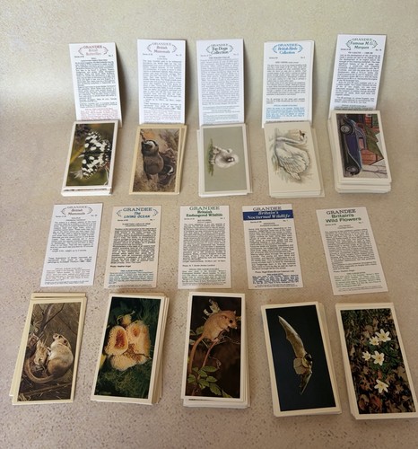 Assorted cigarette cards - cigarette, and