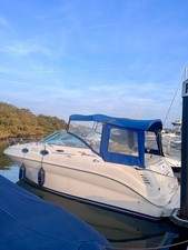 sea ray 240 sundancer sports cruiser cabin boat