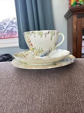 Antique foley bone china trio - foley,