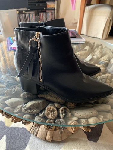 Ladies simply black ankle - simply,