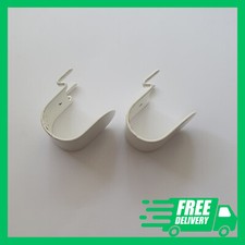 192285 x 2 IKEA BEKANT/ÖVNING Storage Unit Replacement Hooks Spares - White