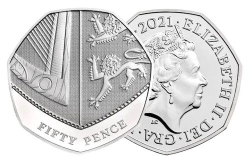 2021 royal shield arms 50p - royal,