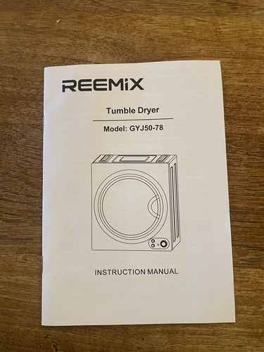 Reemix 1400w 5kg vented - reemix, tumble