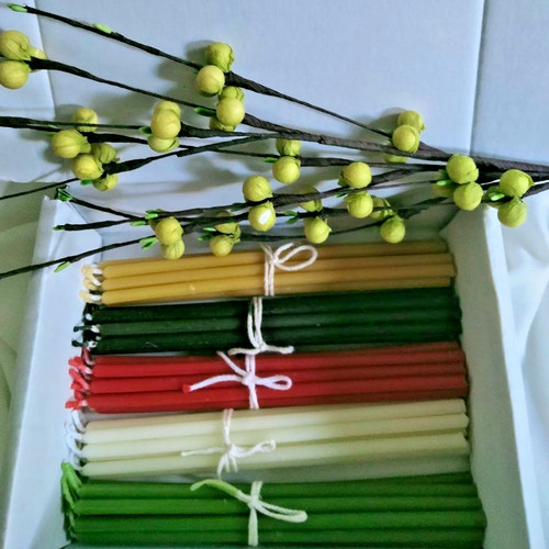 Candles pieces handmade - pieces.,