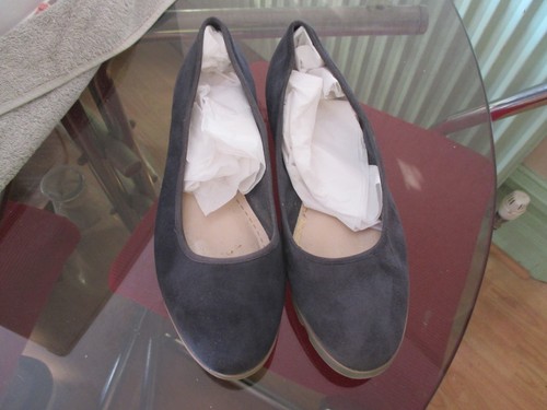 Blue suede style shoes - blue,