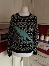 LA Hearts Fair Isle Dinosaur