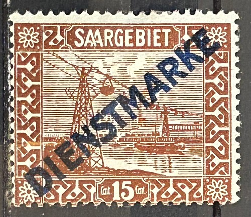1922 german stamp saar state - german,