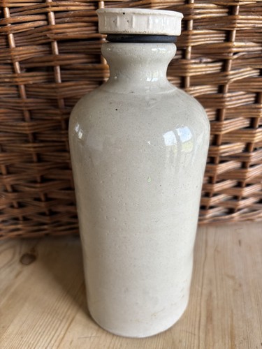 Vintage stoneware bed foot - bed, or