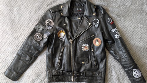 Vintage men black leather - vintage, men’s