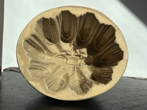 Vintage stoneware mould jelly - vintage,