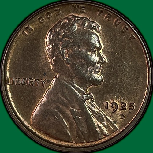 1925 lincoln wheat cent - wheat,