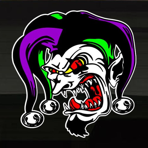 Joker jester evil smile - smile, xlg