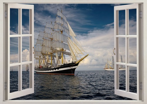 Sailing yacht ship boat - ship, ocean
