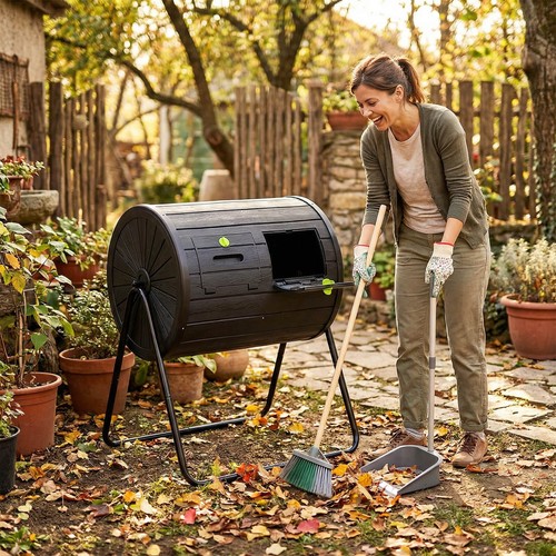 Gallon compost tumbler - 37.5,
