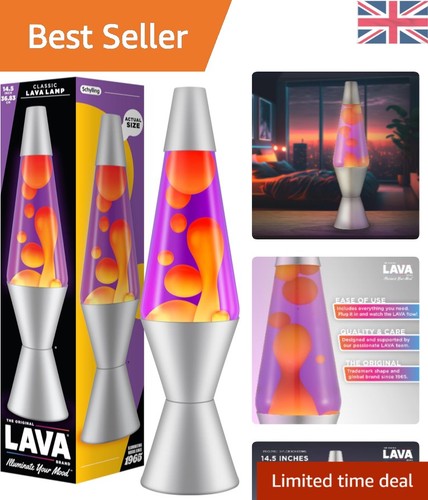 Inch lava lamp yellow - 14.5-inch,