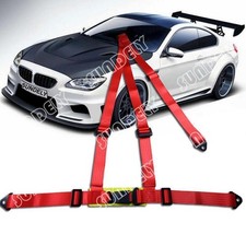 3 Point Red Racing Seat Belt