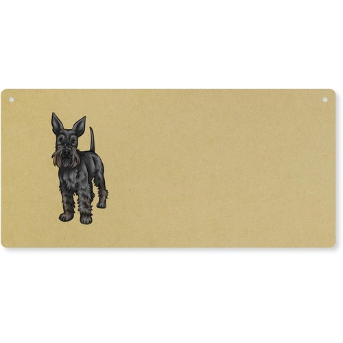 Black schnauzer large wooden - 'black,