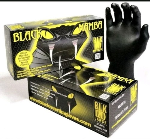 Black mamba gloves medium - mamba,