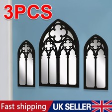 3Pcs Gothic Mirrors Wall Decor