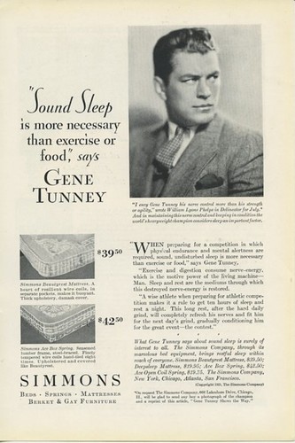 Simmons mattress gene tunney - mattress,