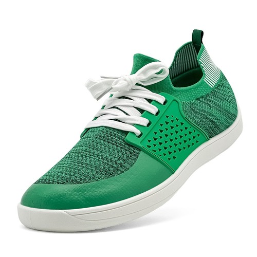 Men green barefoot - green, trainers