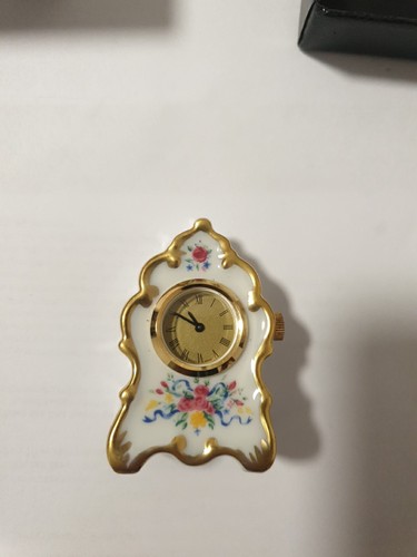 Porcelain clock - porcelain,