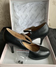 Womens Ladies mid high Heel