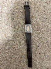 Amadeus Watch Rectangle Face Brown Leather Strap 