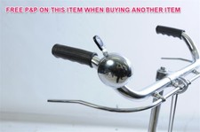 60mm DOME BIKE BELL ANTIQUE STYLE WITH RARE OLD FASHION FITTING IDEAL VINTAGE CY